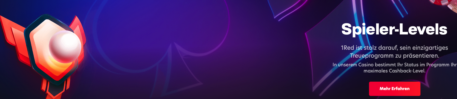 1Red Spieler Levels