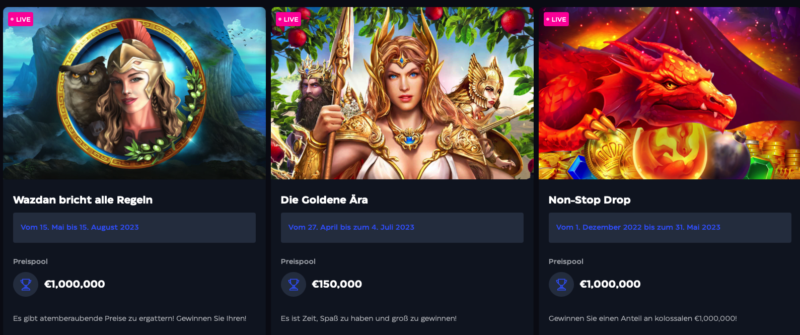 Gioo Casino Turniere