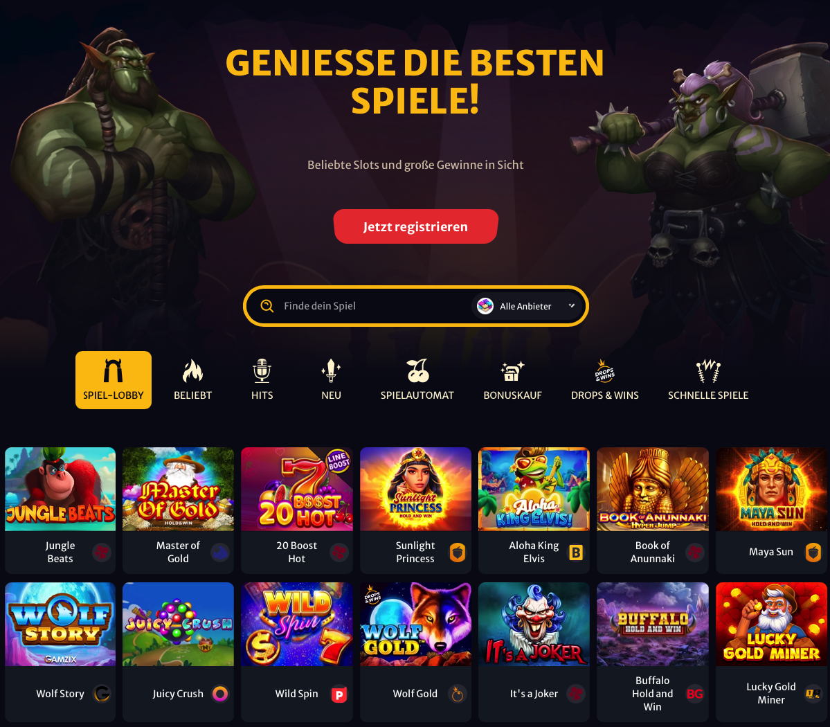 Hellspin Casino Spiele