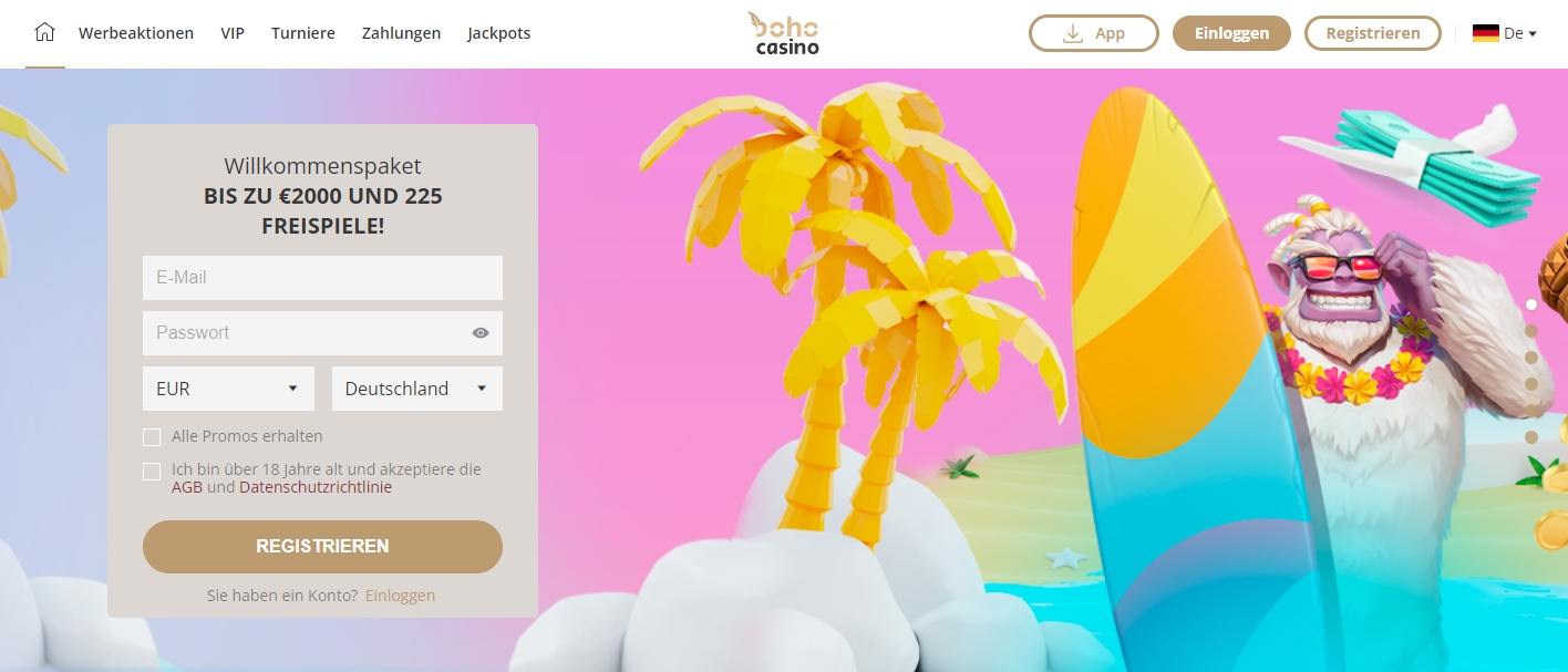 Boho Casino Startseite