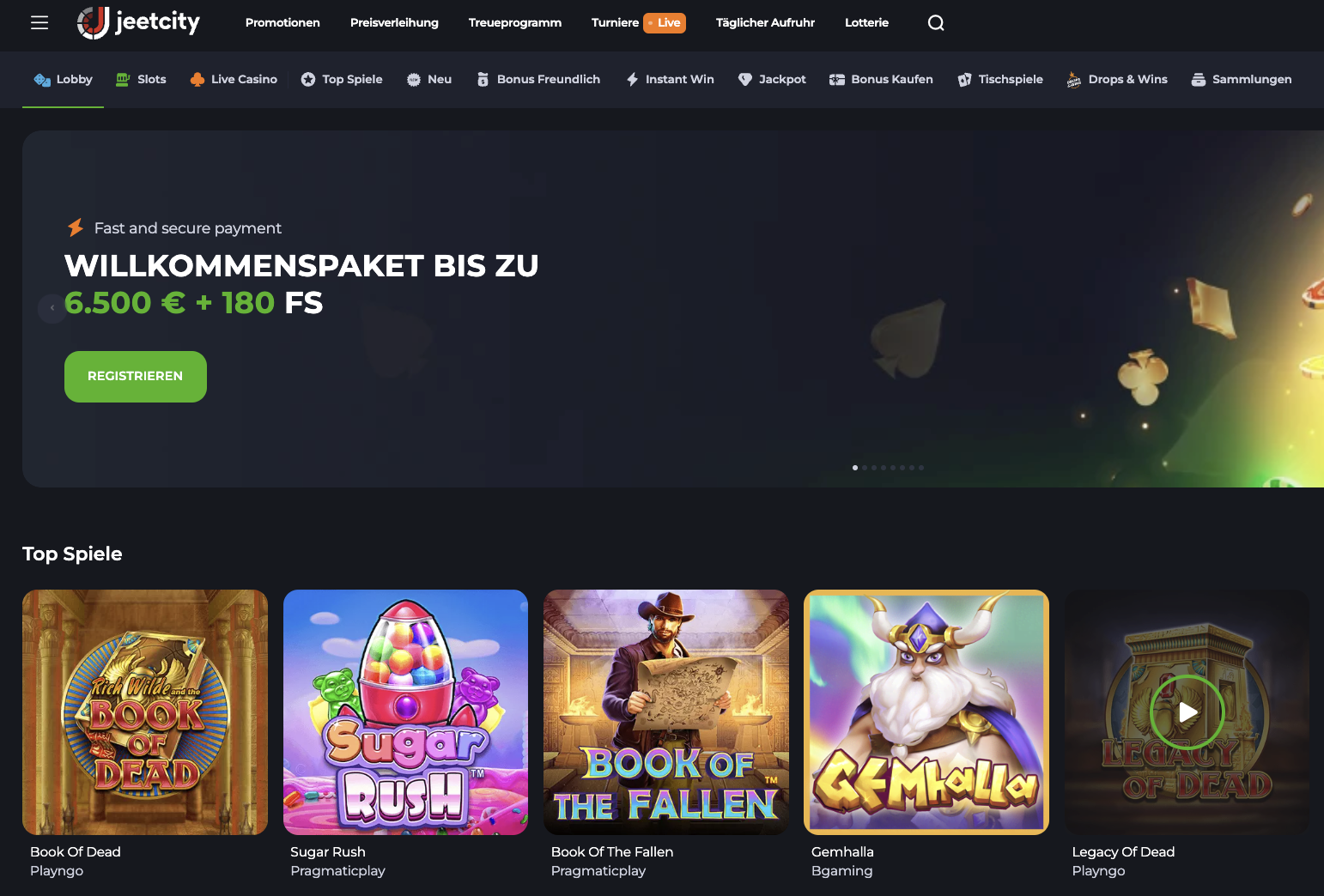 jeetcity casino startsite